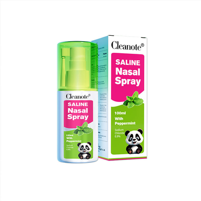 ποιότητας 00, 9% NaCl 100 ml αλατούχο ρινικό σπρέι με μέντα για ενηλίκους εργοστάσιο