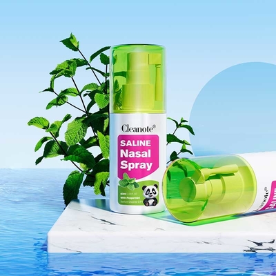 ποιότητας 60 ml Αλμυρό Νύσο Σπρέι Μιντέλα CleaΣημείωση για τη Ρινίτιδα Ψυχρή Αλλεργία Πυροκατεστημένη μύτη Ερεθισμένη μύτη εργοστάσιο